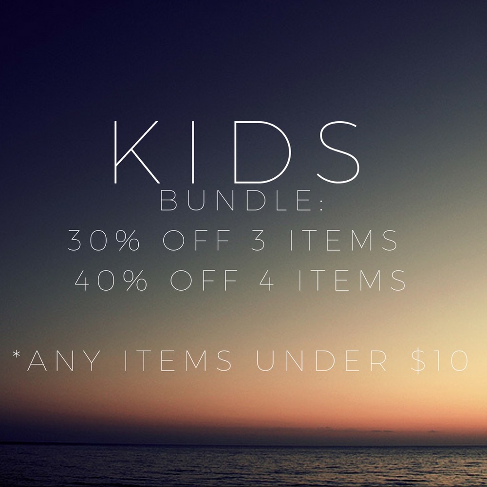 Kids items $5-$9